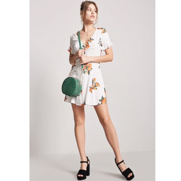 orange dress forever 21